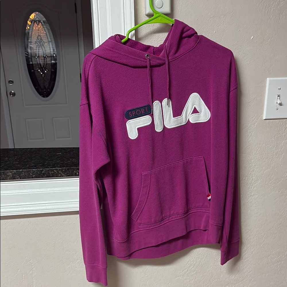 FILA Women's Purple Hoodie Sweater